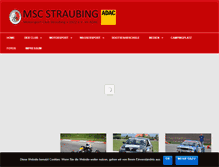Tablet Screenshot of msc-straubing.de
